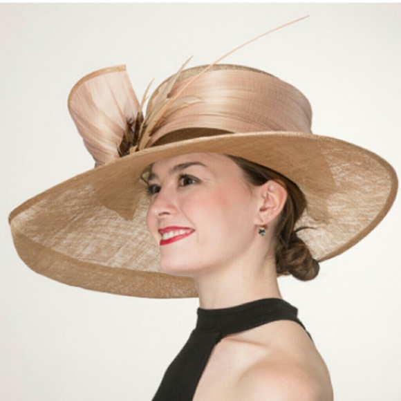 tan derby hat